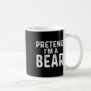 Pretend I'm A Bear Halloween Costume Coffee Mug