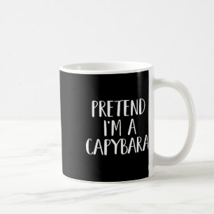 Pretend I'm A Capyra Costume Fun Halloween Party Coffee Mug