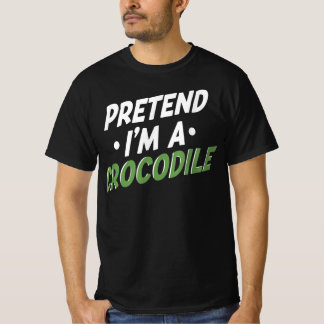 Pretend Im A Crocodile Alligator Lover Reptile Gif T-Shirt