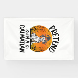 Pretend i'm a Dalmatian Dog Halloween (3) Banner