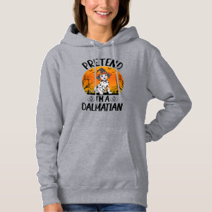 Pretend i'm a Dalmatian Dog Halloween (3) Hoodie
