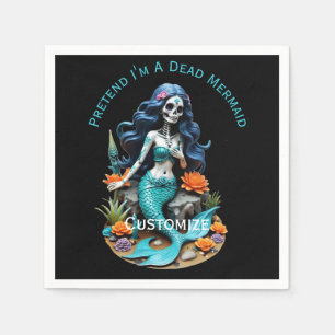 Pretend I'm A Dead Mermaid Thunder_Cove Napkin