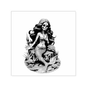 Pretend I'm A Dead Mermaid Thunder_Cove Self-inking Stamp