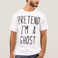 Pretend Im A Ghost Costume Halloween Lazy Easy 