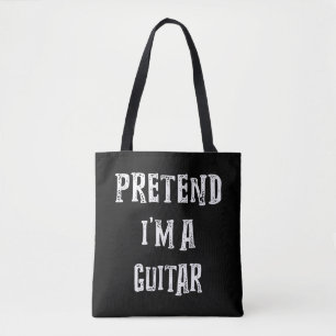 Pretend I'm A Guitar Costume Couples Tote Bag