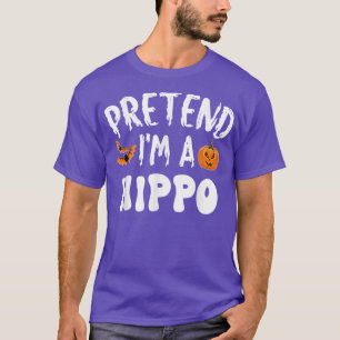 Pretend Im A Hippo Halloween Costume Men Women Kid T-Shirt