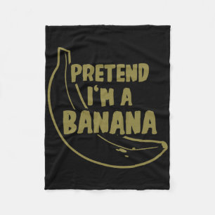 Pretend I'm A Nana Costume Halloween Fleece Blanket