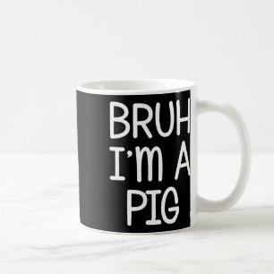 Pretend I'm A Pig Funny Lazy Halloween Costume Par Coffee Mug
