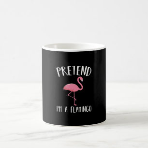 Pretend Im A Pink Flamingo Funny Halloween Costume Coffee Mug