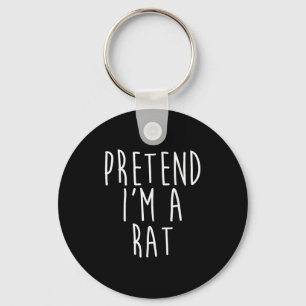 Pretend I'm A Rat Family Lazy Easy Costume Hallowe Key Ring