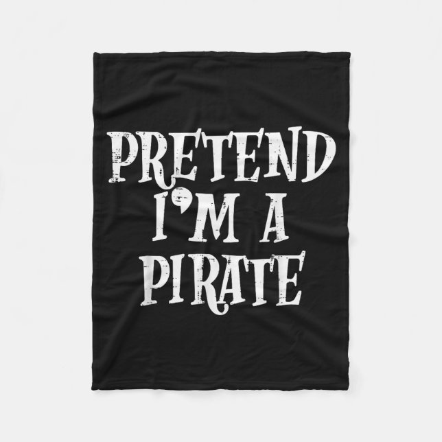 Pretend Im A Rate Funny Halloween Costume Men Wome Fleece Blanket (Front)