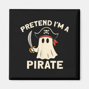 Pretend I'm A Rate Funny Halloween Ghost Costume M Magnet