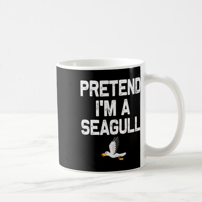 Pretend I'm A Seagull Halloween Costumes  Coffee Mug (Right)