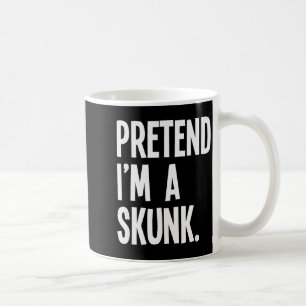 Pretend I'm A Skunk Funny Halloween Party Costume Coffee Mug