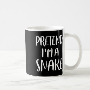 Pretend I'm A Snake Lazy Halloween Costume Coffee Mug