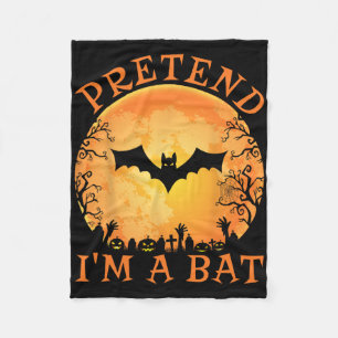 Pretend I'm A T Costume Halloween Lazy Easy Men Bo Fleece Blanket