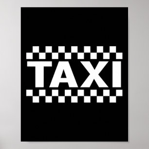 Pretend I'm A Taxi Halloween Costume Driver Unifor Poster