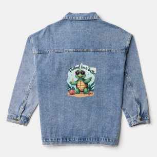 Pretend I'm A Turtle Halloween Party Pretend I'm A Denim Jacket