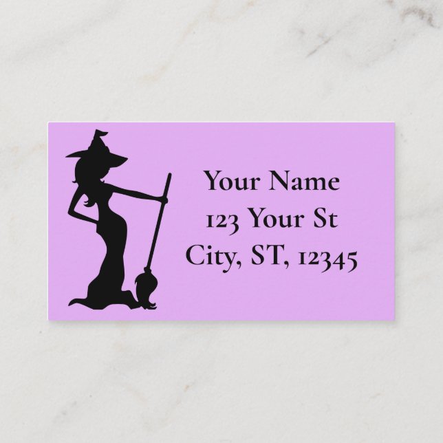 Pretend I'm A Witch Thunder_Cove Business Card (Back)