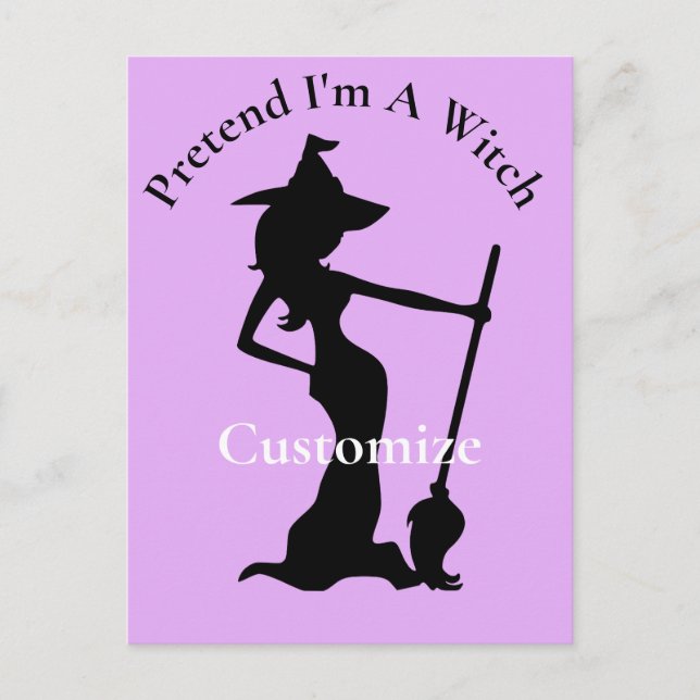 Pretend I'm A Witch Thunder_Cove Postcard (Front)