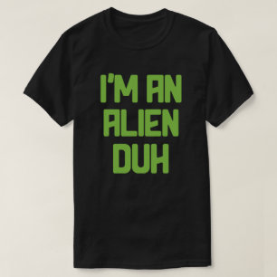 Pretend I'm An Alien Easy Halloween Costume Party T-Shirt