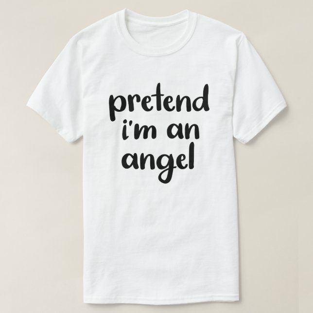 Pretend I'm An Almond Nut Easy Halloween Costume T-Shirt (Design Front)