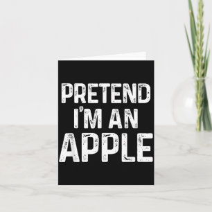 Pretend Im an Last Minute Funny Halloween Costume Card