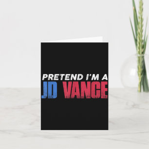 Pretend Im Funny Lazy Halloween Costume Card