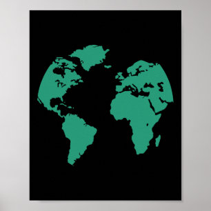 Pretend I'm Planet Earth Mens Kids Lazy Funny Glob Poster