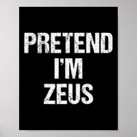 Pretend I'm Zeus Costume Greek God Halloween Party