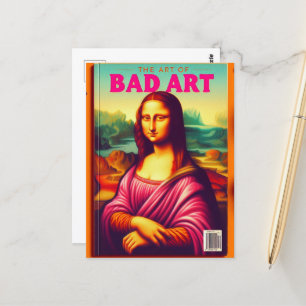 Pretend Magazine Cover The Art of Bad Art Postcard