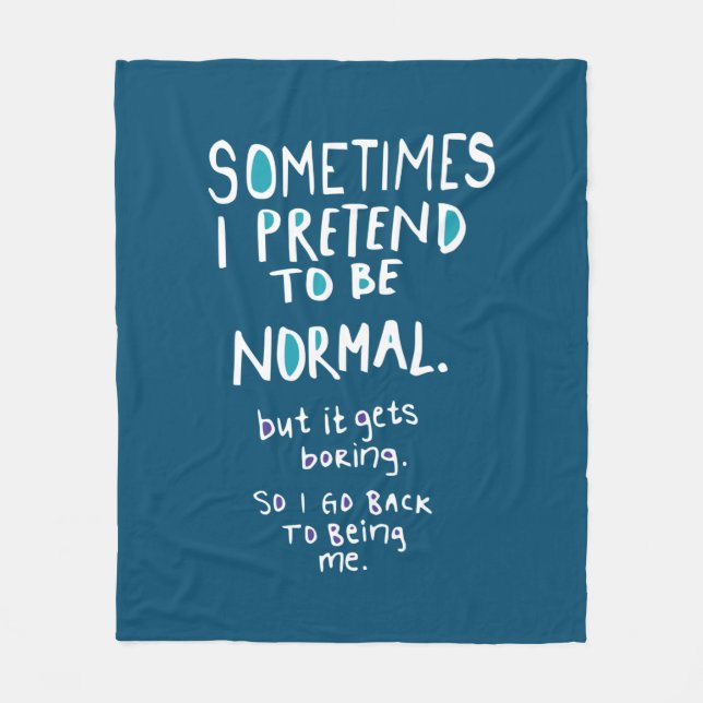 Pretend to be normal fleece blanket (Front)