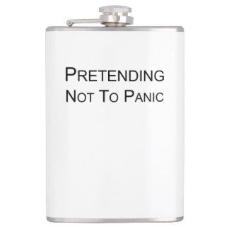 Pretending Not To Panic - the hip flask