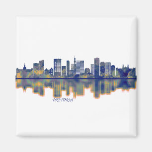 Pretoria Skyline Magnet