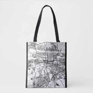 Pretoria South Africa City Map Tote Bag