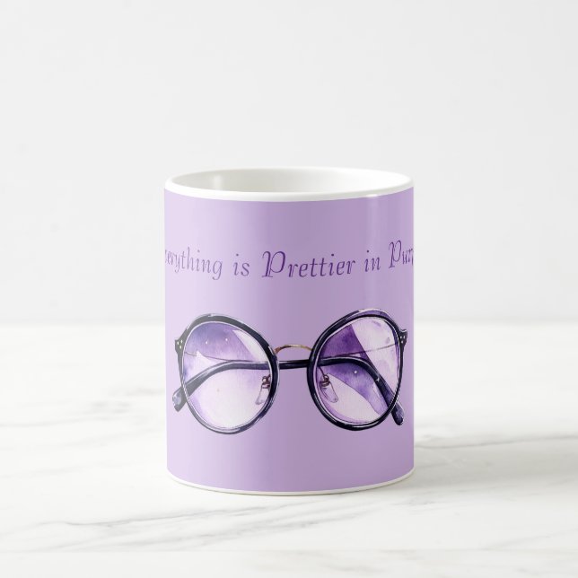 Prettier in Purple Coffee Mug (Center)