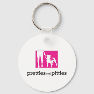 Pretties with Pitties Key Ring