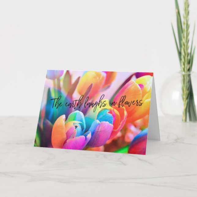 PRETTIEST PETALS Greeting Card (Front)