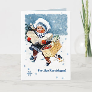 Prettige Kerstdagen. Christmas Cards in Dutch