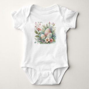 Prettty Easter Egg Baby Bodysuit