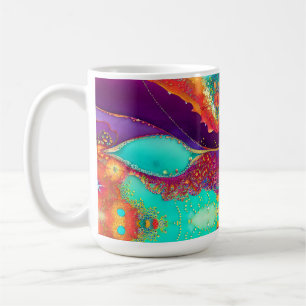 Pretty Abstract Beachy Art Coffee Mug