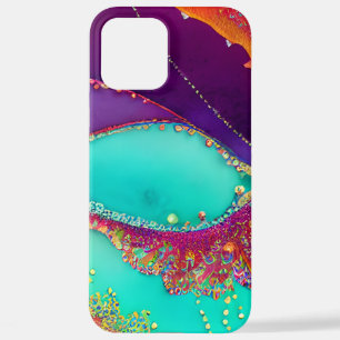 Pretty Abstract Beachy Art iPhone 12 Pro Max Case