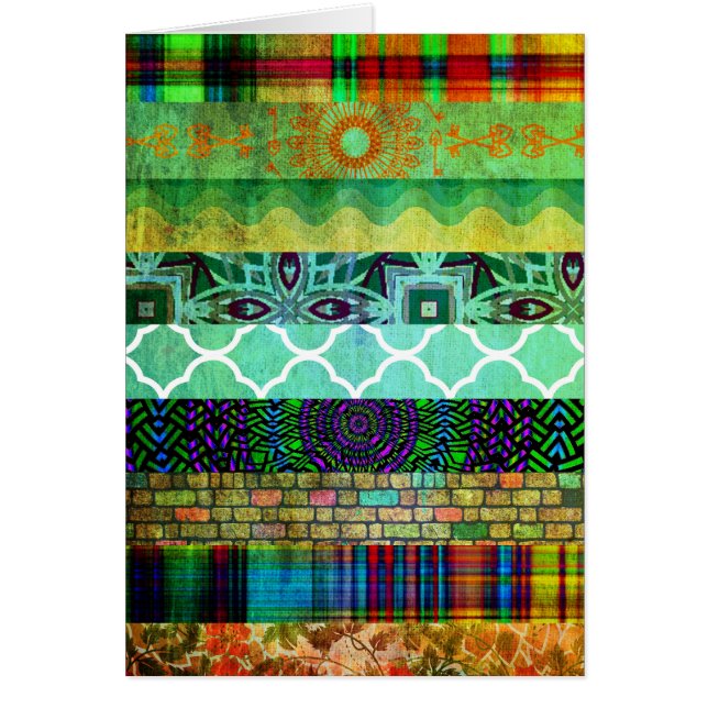 Pretty Abstract Bohemian Striped Pattern (Front)