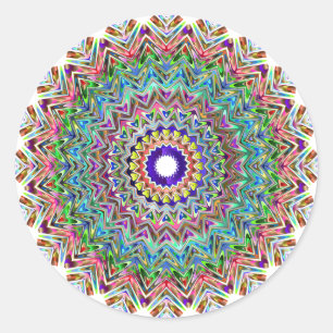 Pretty Abstract Colourful Sticker