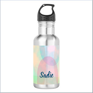 Pretty Abstract Pastel Dreamy Ellipses 532 Ml Water Bottle