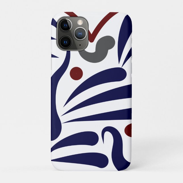 Pretty abstract pattern Case-Mate iPhone case (Back)