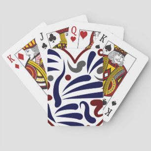Pretty abstract pattern playing cards