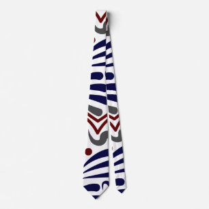 Pretty abstract pattern tie