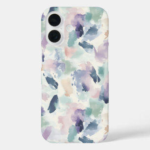 Pretty Abstract Watercolor Pastel iPhone 16 Case