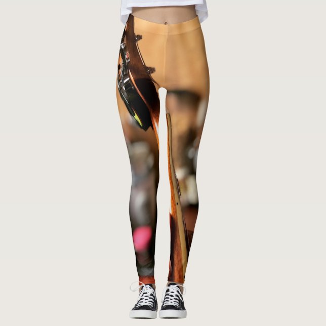 Pretty Acoustic Guitar Leggings (Front)